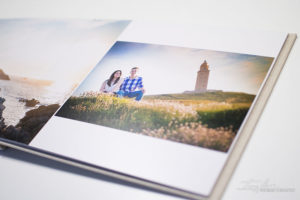 fotógrafo de bodas, imágen de maquetación de un álbum